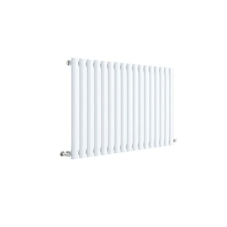 Nuie Horizontal Panel Radiator 600 x 992mm (2 types, Gloss White) - Brand New Bathrooms