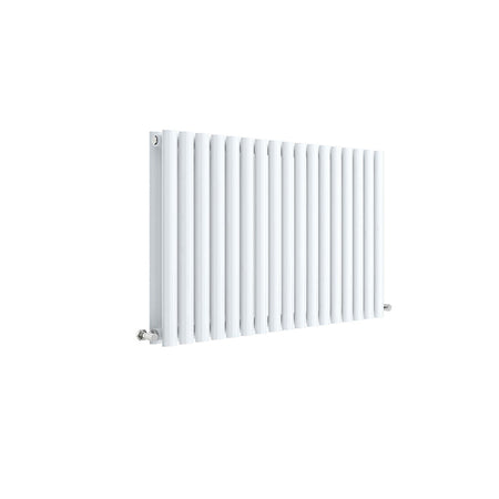 Nuie Horizontal Panel Radiator 600 x 992mm (2 types, Gloss White) - Brand New Bathrooms