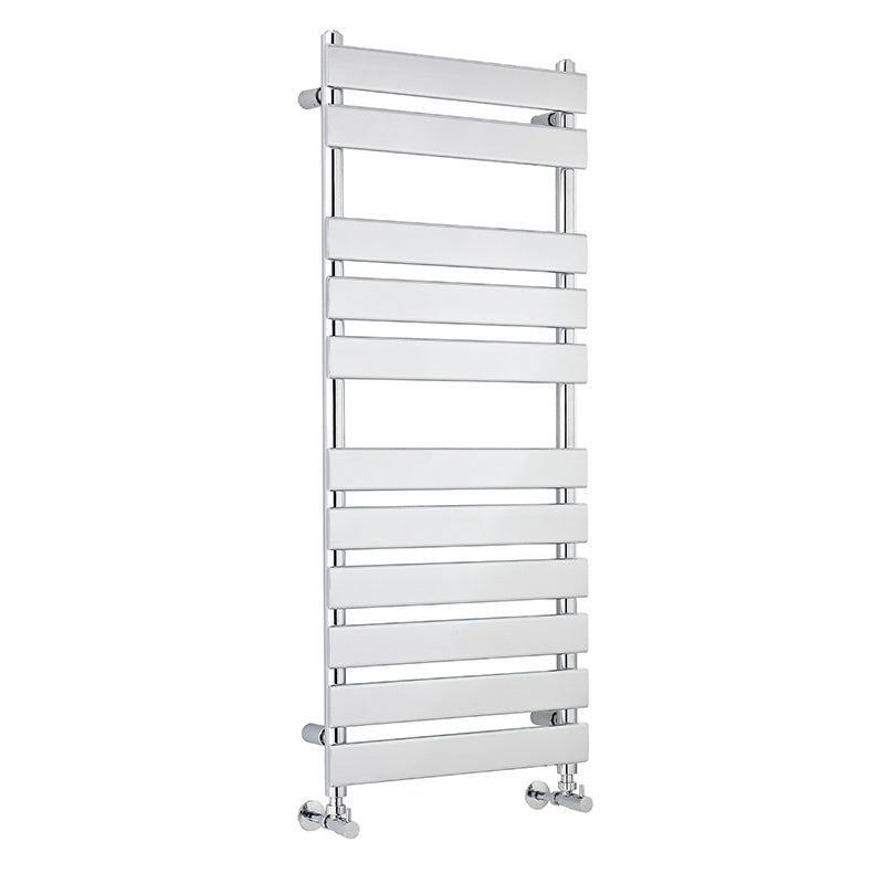 Nuie Piazza Heated Towel Rail (2 sizes, Chrome) - Brand New Bathrooms