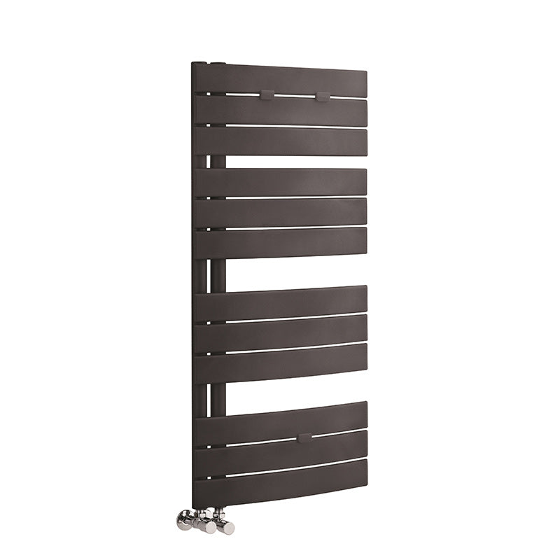 Nuie Elgin Heated Towel Rail (Anthracite) - Brand New Bathrooms