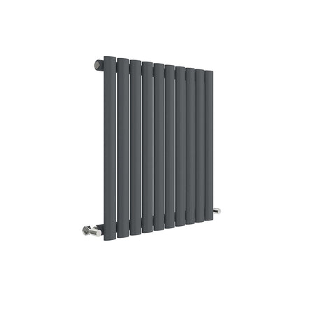 Nuie Horizontal Revive Panel Radiator 600 x 586mm (2 types, Anthracite) - Brand New Bathrooms