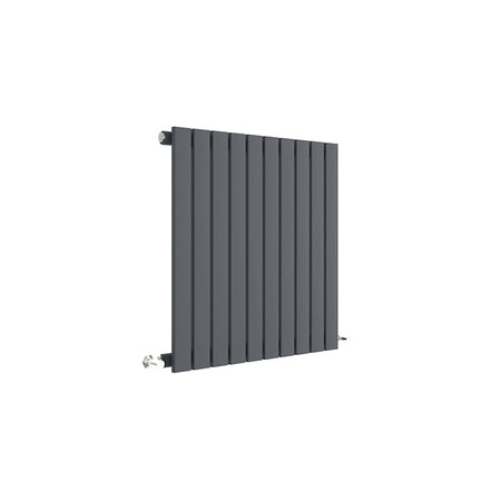 Nuie Horizontal Sloane Panel Radiator 600 x 586mm (2 types, Anthracite) - Brand New Bathrooms
