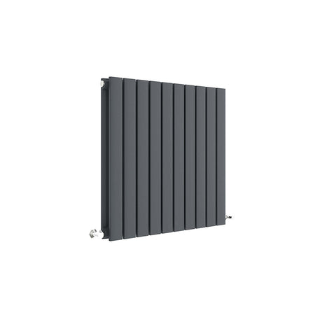 Nuie Horizontal Sloane Panel Radiator 600 x 586mm (2 types, Anthracite) - Brand New Bathrooms