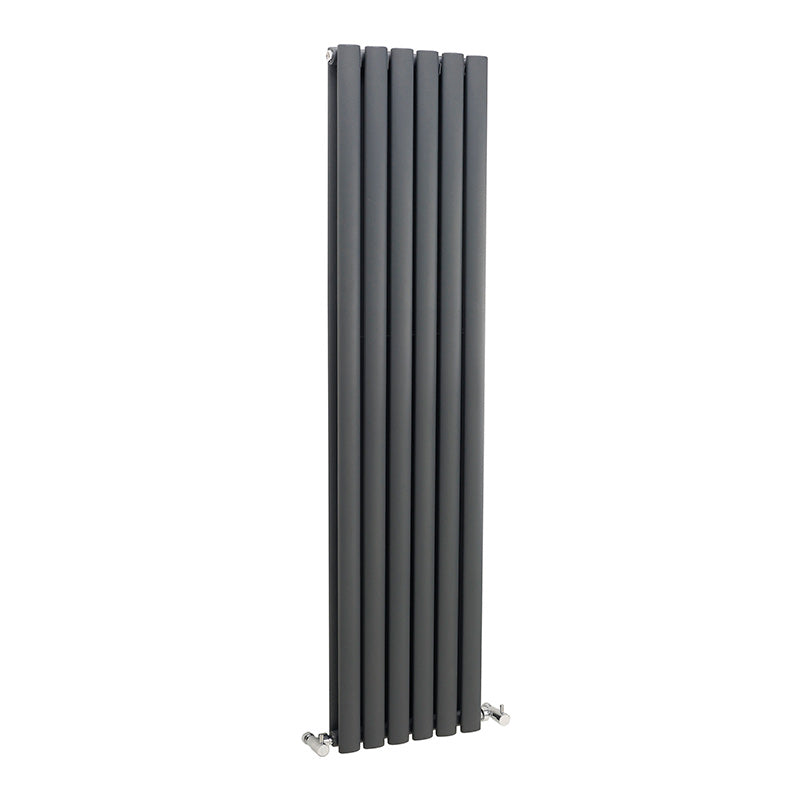 Nuie Revive Double Panel Designer Radiator (2 sizes, Anthracite) - Brand New Bathrooms
