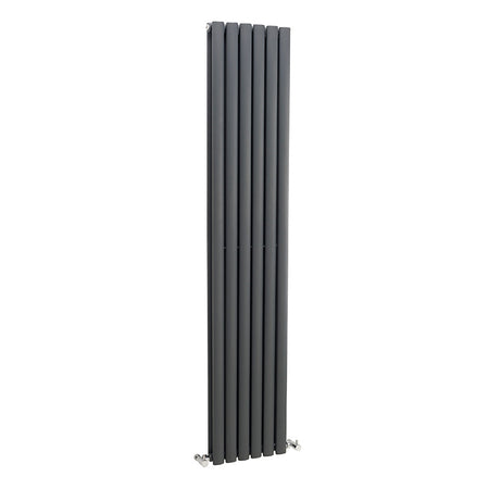 Nuie Revive Double Panel Designer Radiator (2 sizes, Anthracite) - Brand New Bathrooms