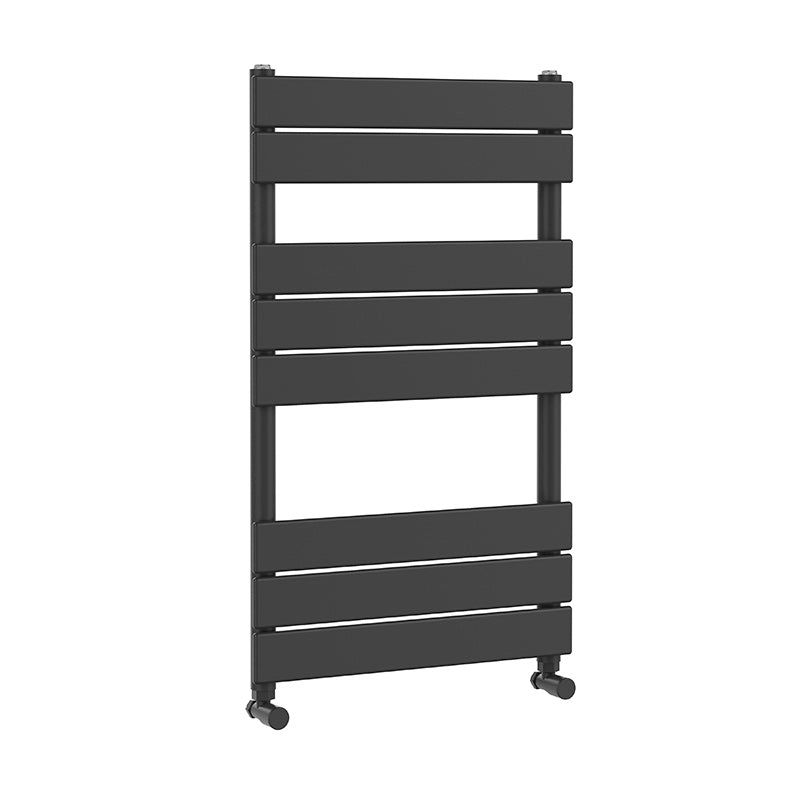 Nuie Piazza Square Flat Towel Radiator (Anthracite) - Brand New Bathrooms