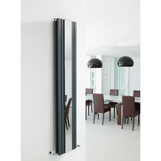 Nuie Sloane Double Panel Designer Radiator (Anthracite) - Brand New Bathrooms