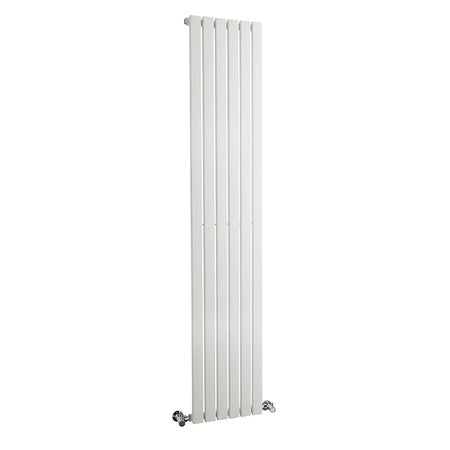 Nuie Sloane Single Panel Designer Radiator (1 size, Satin White) - Brand New Bathrooms