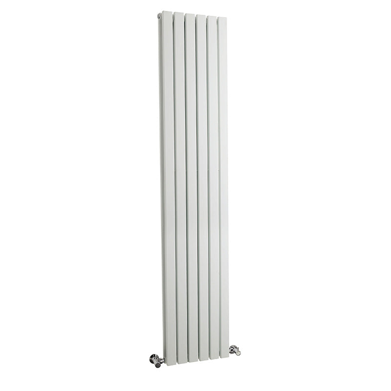 Nuie Sloane Double Panel Designer Radiator (1 size, Satin White) - Brand New Bathrooms