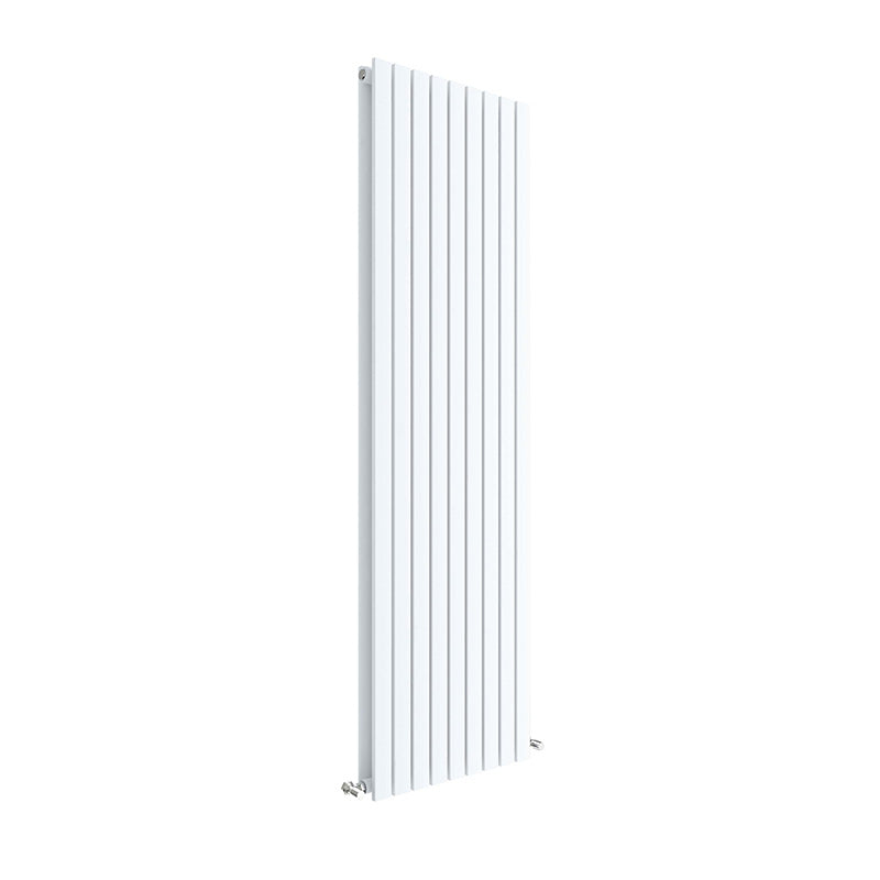Nuie Sloane Vertical Double Panel Radiator (1 size, Satin White) - Brand New Bathrooms