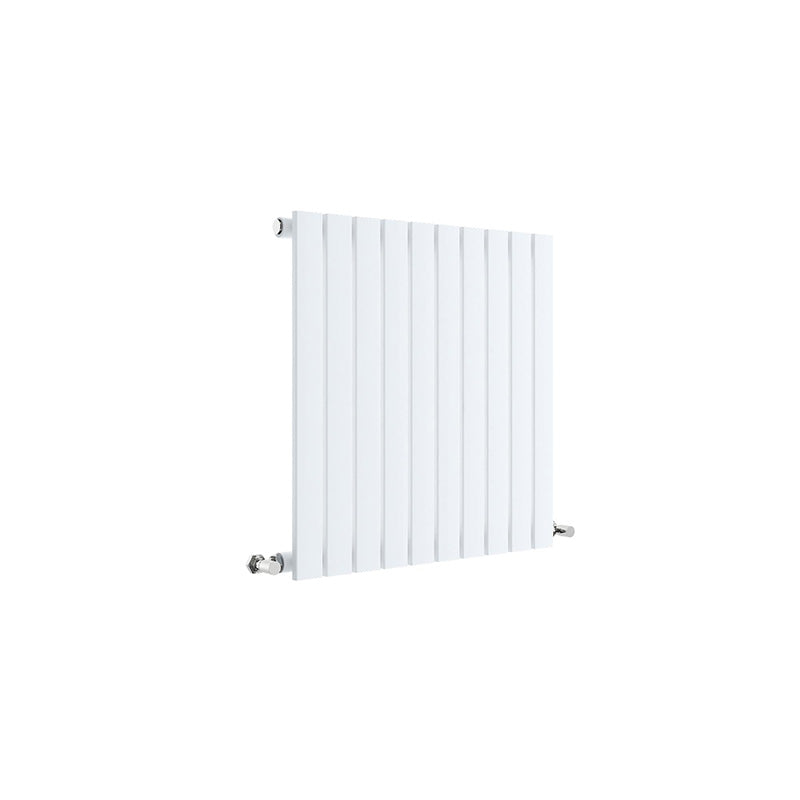Nuie Sloane Horizontal Panel Radiator (1 size, Satin White) - Brand New Bathrooms