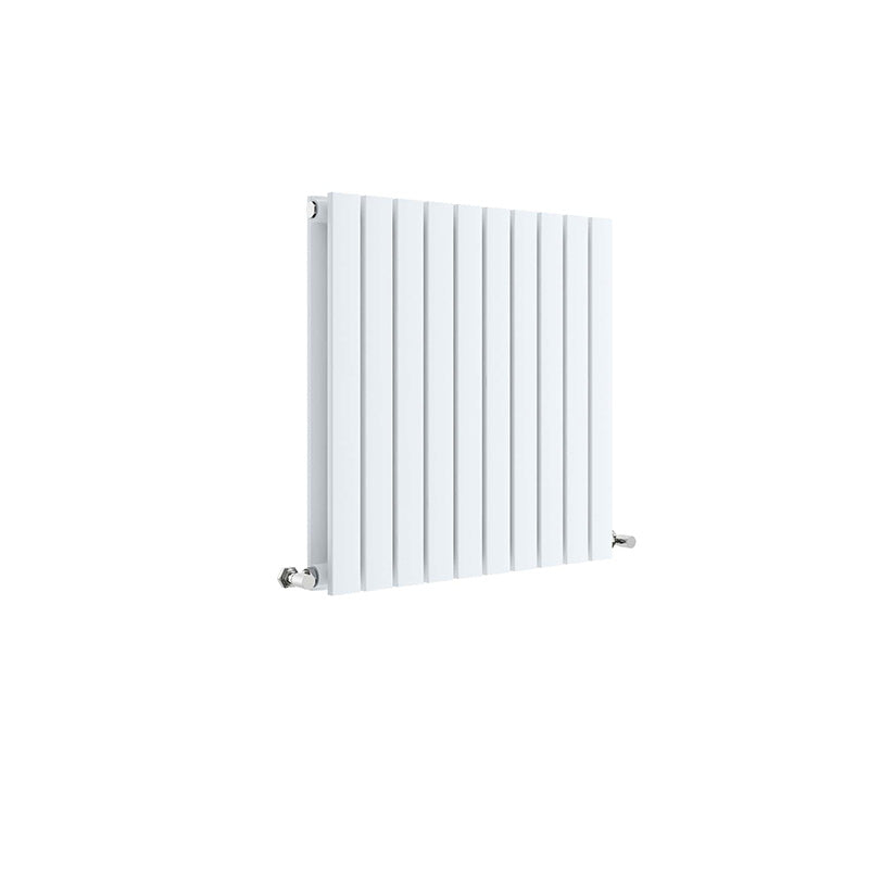Nuie Sloane Horizontal Panel Radiator (1 size, Satin White) - Brand New Bathrooms