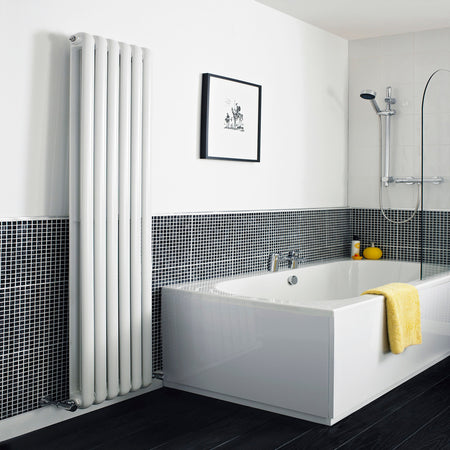 Nuie Salvia Designer Double Panel Radiator (2 sizes, 2 colours) - Brand New Bathrooms