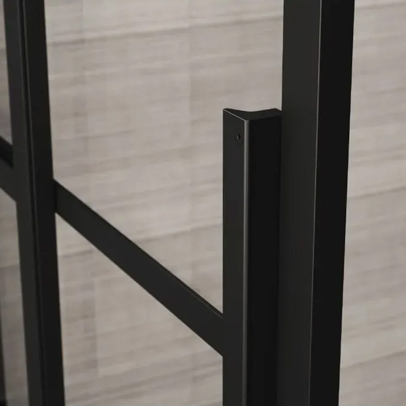 Impey Showers Soho Sliding Wetroom Shower Door (2 sizes, Matt Black) - Brand New Bathrooms
