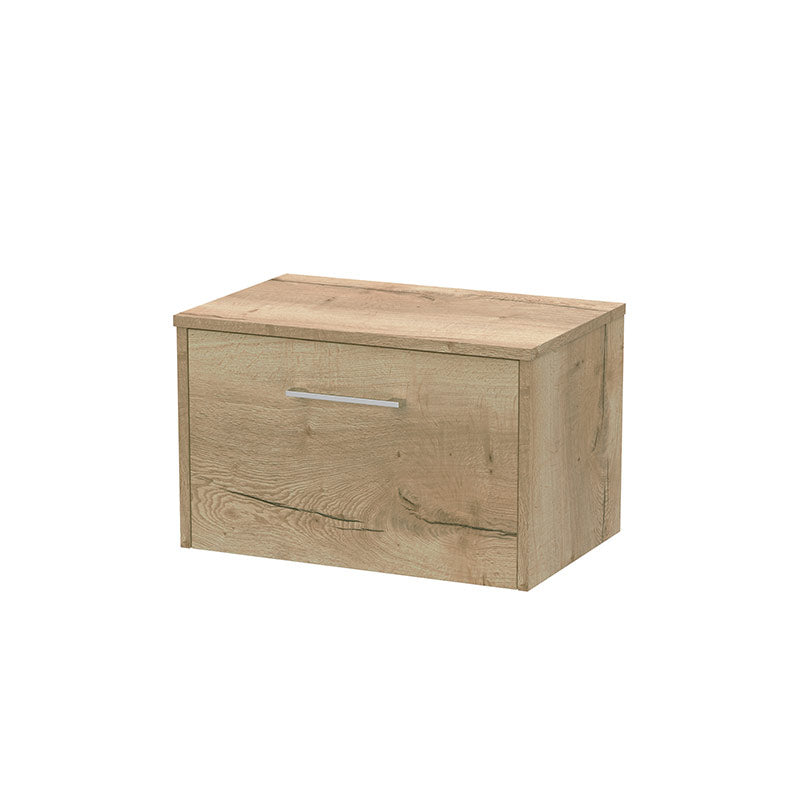 Hudson Reed Juno Wall Hung Single Drawer 600mm Vanity & Worktop (1 size, 5 colours) - Brand New Bathrooms