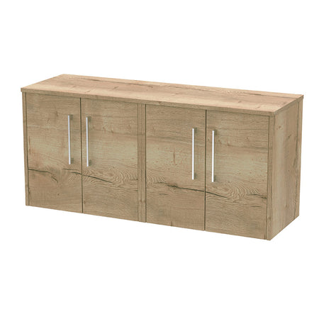 Hudson Reed Juno Wall Hung Four Door 1200mm Vanity & Matching Worktop (1 size, 5 colours) - Brand New Bathrooms