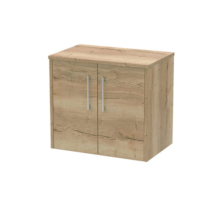 Hudson Reed Juno Wall Hung Double Door 600mm Vanity & Matching Worktop (1 size, 5 colours) - Brand New Bathrooms