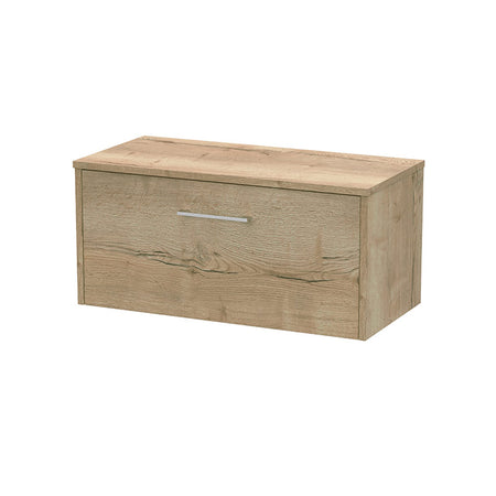 Hudson Reed Juno Wall Hung Single Drawer 800mm Vanity & Matching Worktop (1 size, 5 colours) - Brand New Bathrooms