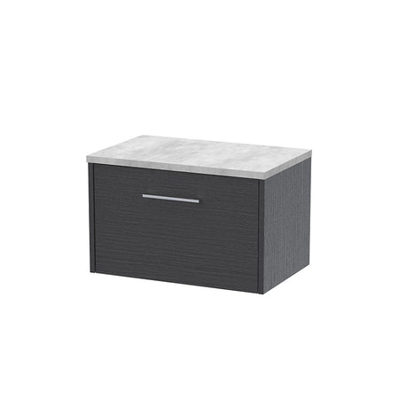 Hudson Reed Juno Wall Hung Single Drawer 600mm Vanity & Laminate Top (1 size, 3 colours) - Brand New Bathrooms