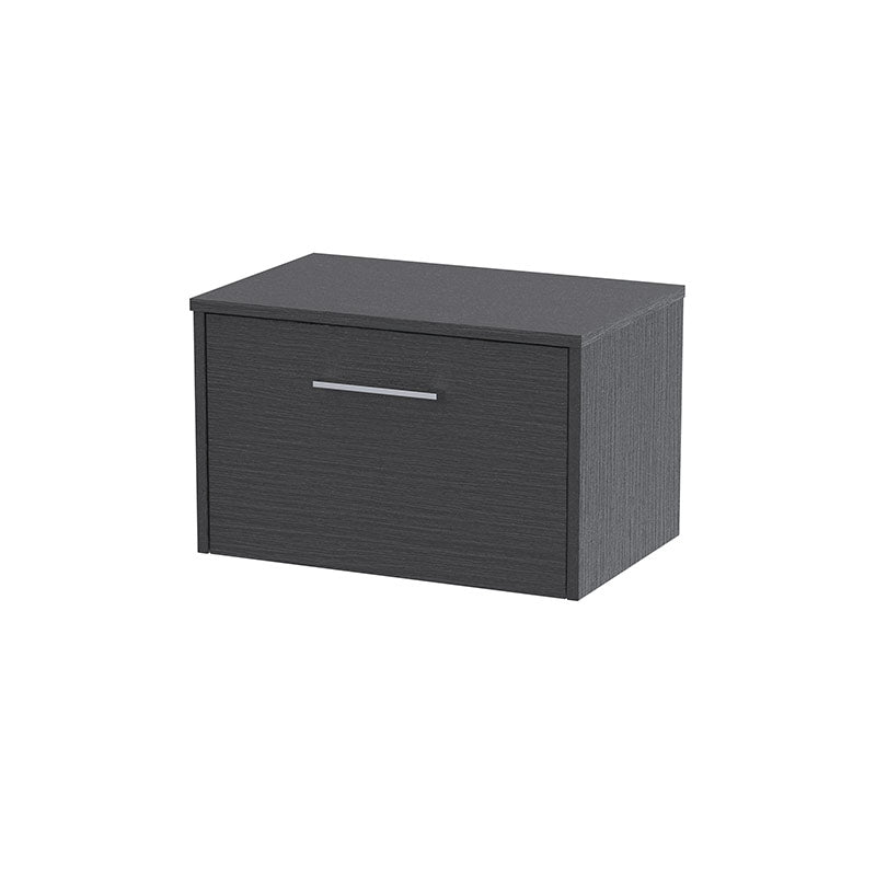 Hudson Reed Juno Wall Hung Single Drawer 600mm Vanity & Worktop (1 size, 5 colours) - Brand New Bathrooms