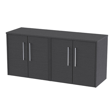 Hudson Reed Juno Wall Hung Four Door 1200mm Vanity & Matching Worktop (1 size, 5 colours) - Brand New Bathrooms
