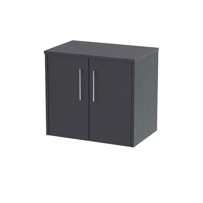 Hudson Reed Juno Wall Hung Double Door 600mm Vanity & Matching Worktop (1 size, 5 colours) - Brand New Bathrooms