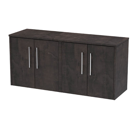 Hudson Reed Juno Wall Hung Four Door 1200mm Vanity & Matching Worktop (1 size, 5 colours) - Brand New Bathrooms