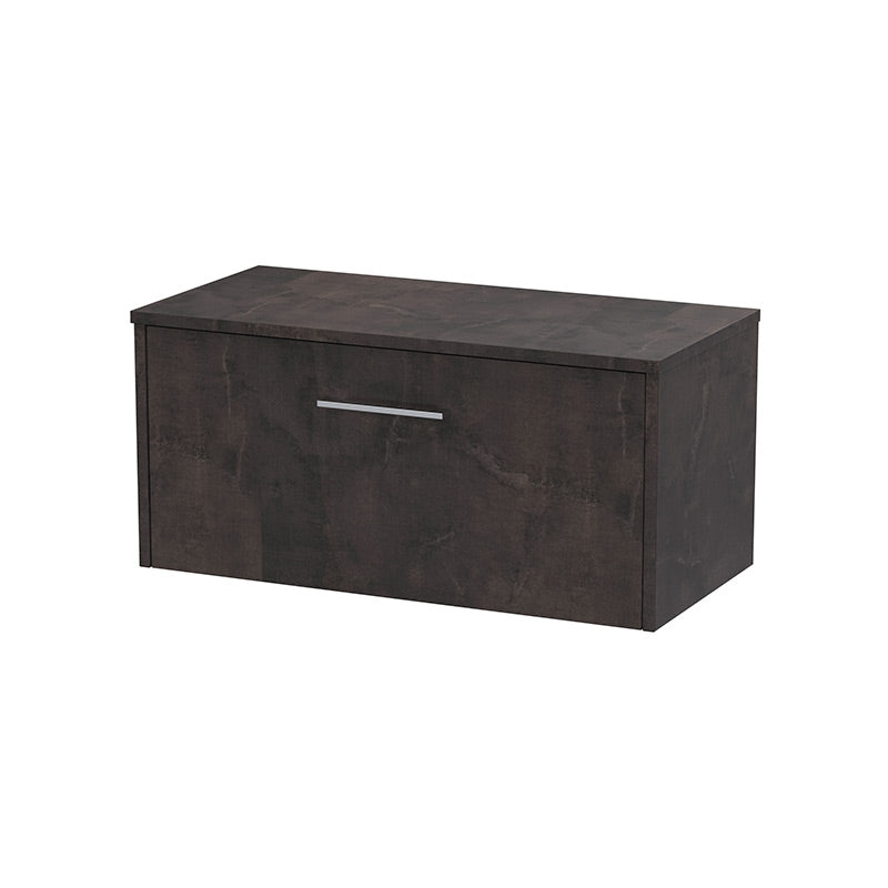 Hudson Reed Juno Wall Hung Single Drawer 800mm Vanity & Matching Worktop (1 size, 5 colours) - Brand New Bathrooms