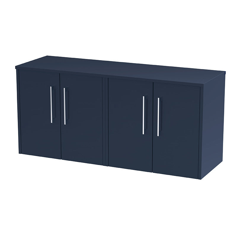 Hudson Reed Juno Wall Hung Four Door 1200mm Vanity & Matching Worktop (1 size, 5 colours) - Brand New Bathrooms