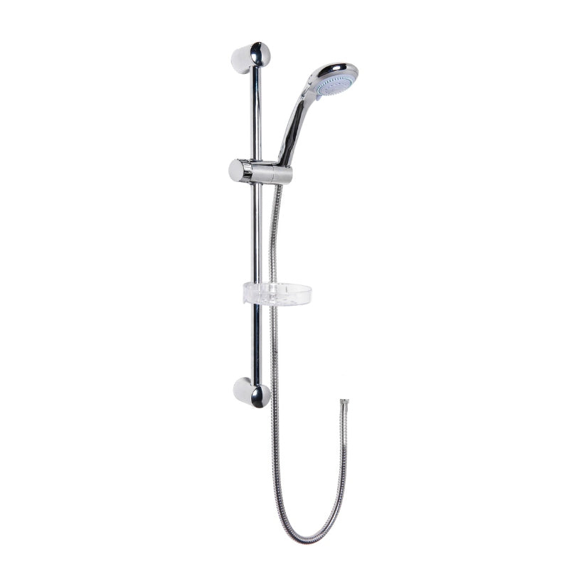 Nuie Round Shower Kits Slide Rail Kit (1 size, Chrome) - Brand New Bathrooms