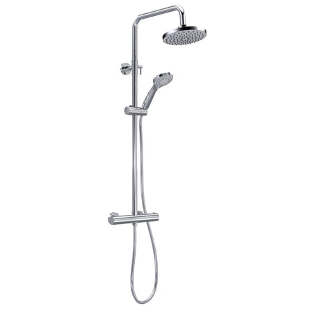 Nuie Shower Kits Thermostatic Bar Shower With Kit (1 size, Chrome) - Brand New Bathrooms