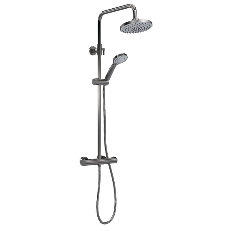 Nuie Shower Kits Round Thermostatic Bar Valve & Shower Kit (1 size, 4 colours) - Brand New Bathrooms