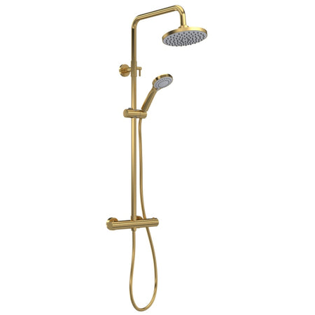 Nuie Shower Kits Round Thermostatic Bar Valve & Shower Kit (1 size, 4 colours) - Brand New Bathrooms