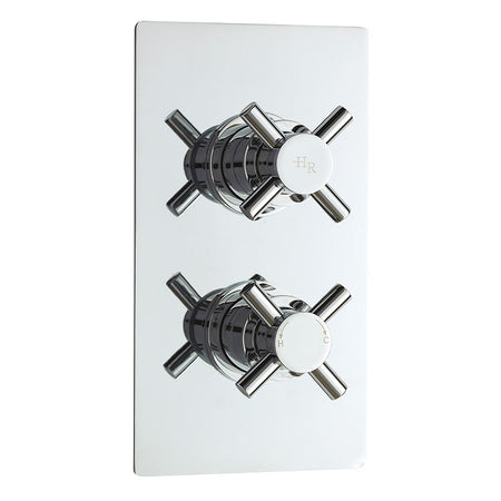 Hudson Reed Tec Crosshead Thermostatic Shower Valve (2 sizes, Chrome) - Brandnew Bathroom