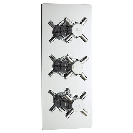 Hudson Reed Tec Crosshead Thermostatic Shower Valve (2 sizes, Chrome) - Brandnew Bathroom