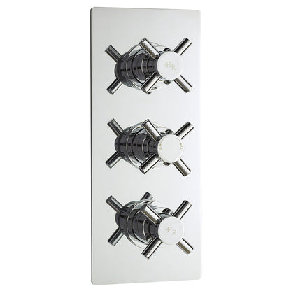 Hudson Reed Tec Crosshead Thermostatic Shower Valve (2 sizes, Chrome) - Brandnew Bathroom