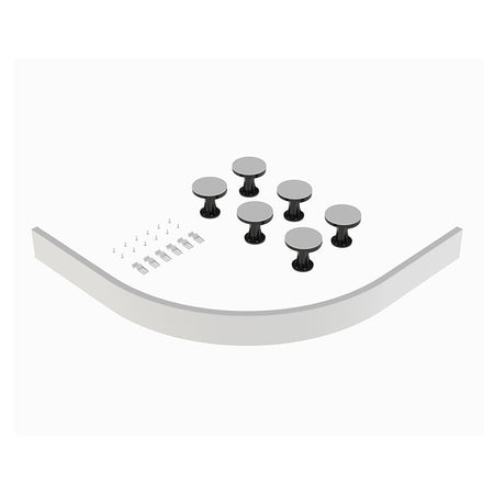 Nuie Leg Set Suitable for 700-900mm Quadrant & Offset Quadrant Trays (1 size, 2 colours)  - Brandnew Bathroom