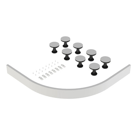Nuie Leg Set Suitable for 1000-1200mm Quadrant & Offset Quadrant Trays (1 size, 2 colours)  - Brandnew Bathroom