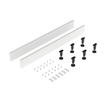 Nuie Leg Set & Plinth Kit (1000mm Plinth, White) - Brandnew Bathroom