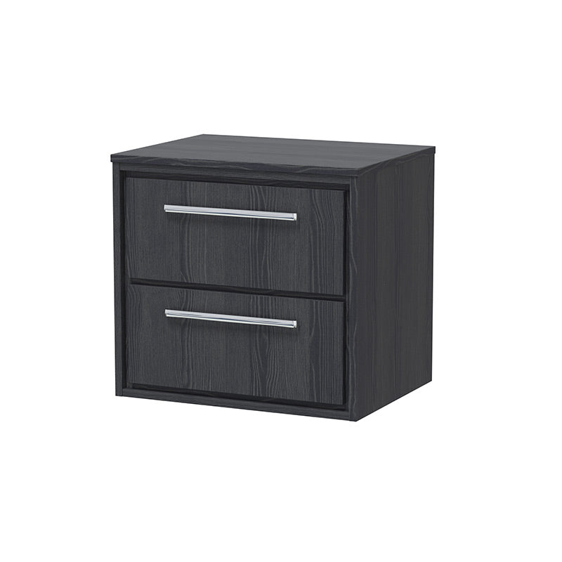 Hudson Reed Lille Wall Hung Four Drawer 600mm Vanity with Matching Worktop (1 size, 3 colours) - Brand New Bathrooms