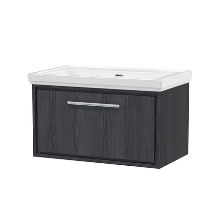 Hudson Reed Lille Wall Hung Single Drawer 800mm Vanity with Fireclay Basin (1 size, 3 colours) - Brand New Bathrooms