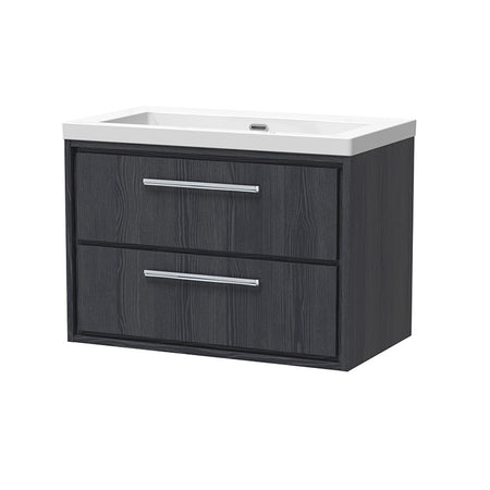 Hudson Reed Lille Wall Hung Double Drawer 800mm Vanity with Fireclay Basin (1 size, 3 colours) - Brand New Bathrooms