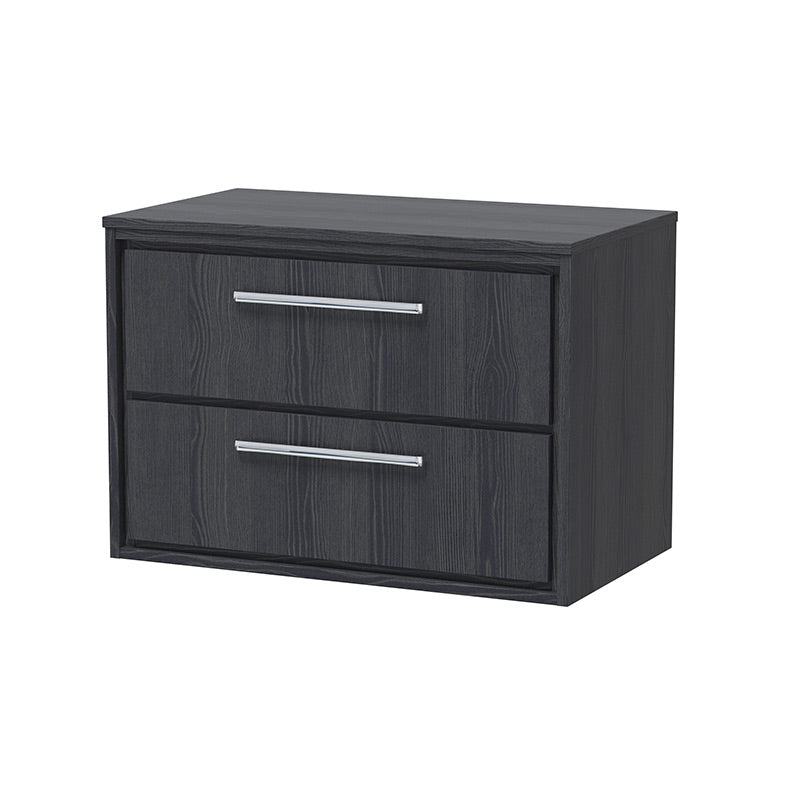 Hudson Reed Lille Wall Hung Double Drawer 800mm Vanity with Matching Worktop (1 size, 3 colours) - Brand New Bathrooms