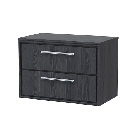 Hudson Reed Lille Wall Hung Double Drawer 800mm Vanity with Matching Worktop (1 size, 3 colours) - Brand New Bathrooms