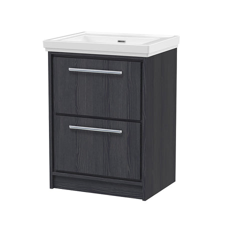Hudson Reed Lille Floor Standing Double Drawer Vanity with Fireclay Basin (1 size, 3 colours) - Brand New Bathrooms