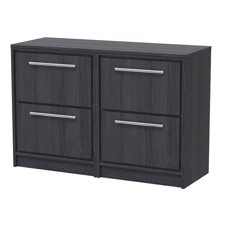 Hudson Reed Lille Floor Standing Four Drawer 1200mm Vanity with Matching Worktop (1 size, 3 colours) - Brand New Bathrooms