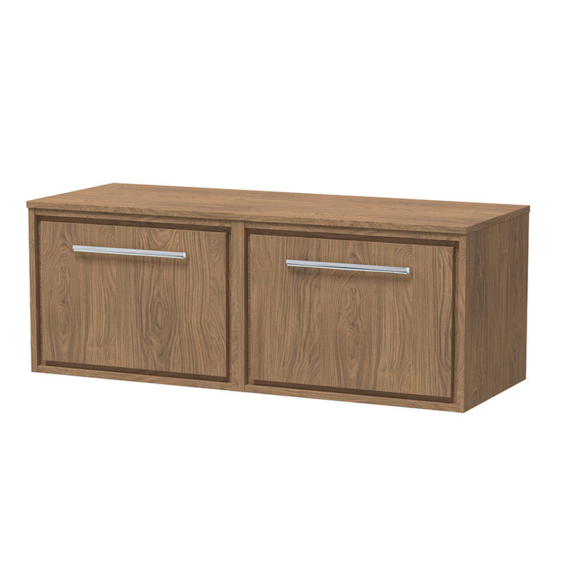 Hudson Reed Lille Wall Hung Single Drawer 1200mm Vanity with Matching Worktop (1 size, 3 colours) - Brand New Bathrooms