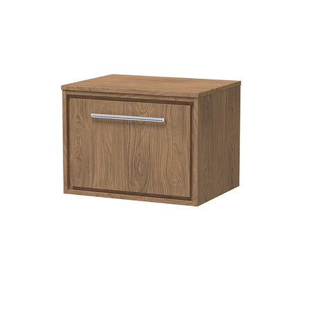 Hudson Reed Lille Wall Hung Single Drawer 600mm Vanity with Matching Worktop (1 size, 3 colours) - Brand New Bathrooms