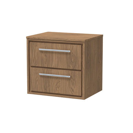 Hudson Reed Lille Wall Hung Four Drawer 600mm Vanity with Matching Worktop (1 size, 3 colours) - Brand New Bathrooms