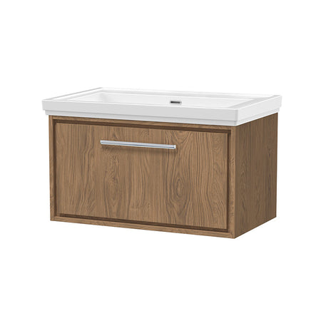 Hudson Reed Lille Wall Hung Single Drawer 800mm Vanity with Fireclay Basin (1 size, 3 colours) - Brand New Bathrooms